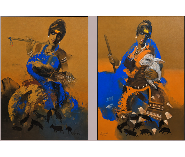 Shepherd Girl (Set of 2)