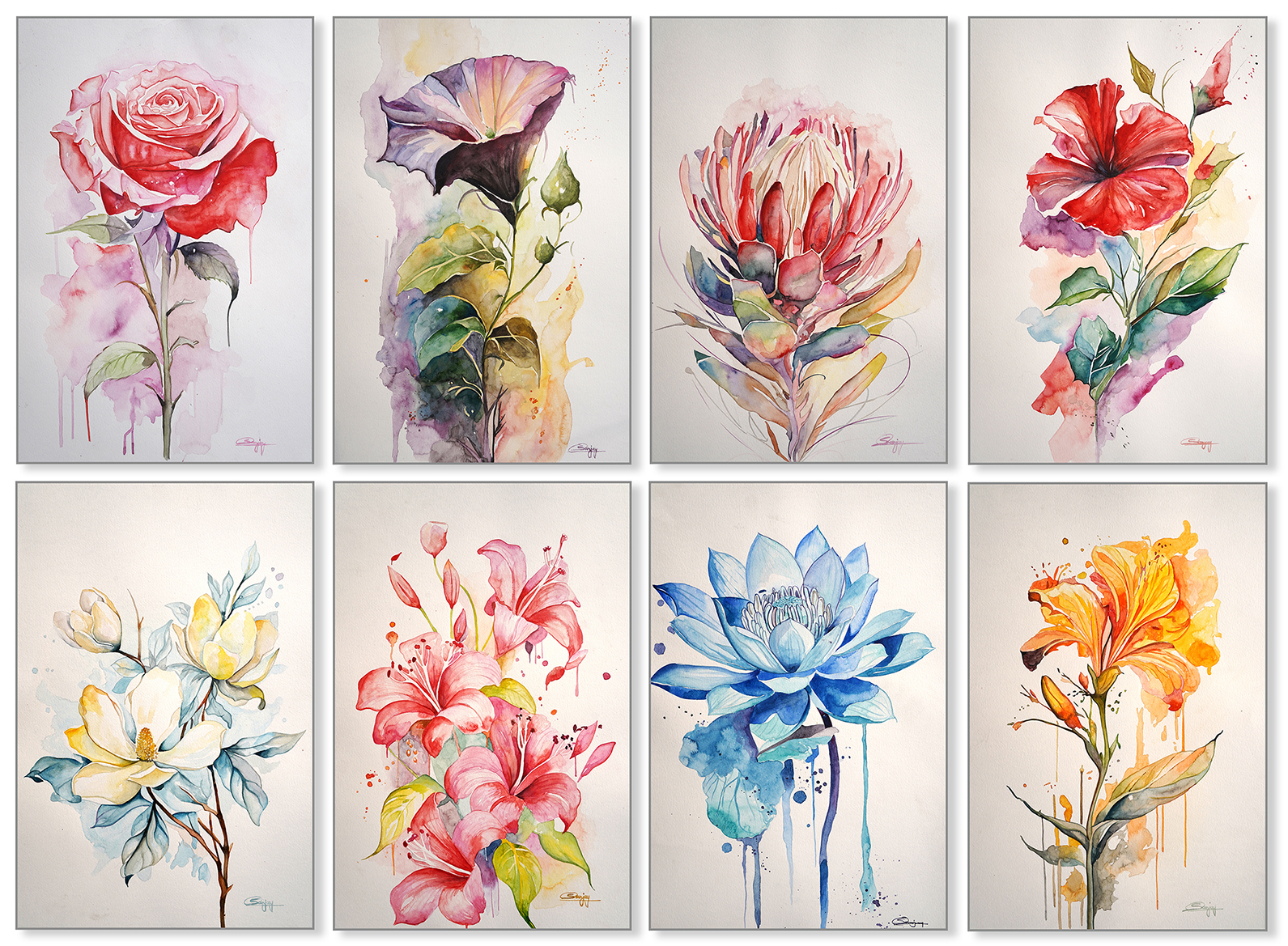 Flower (Set of 8)