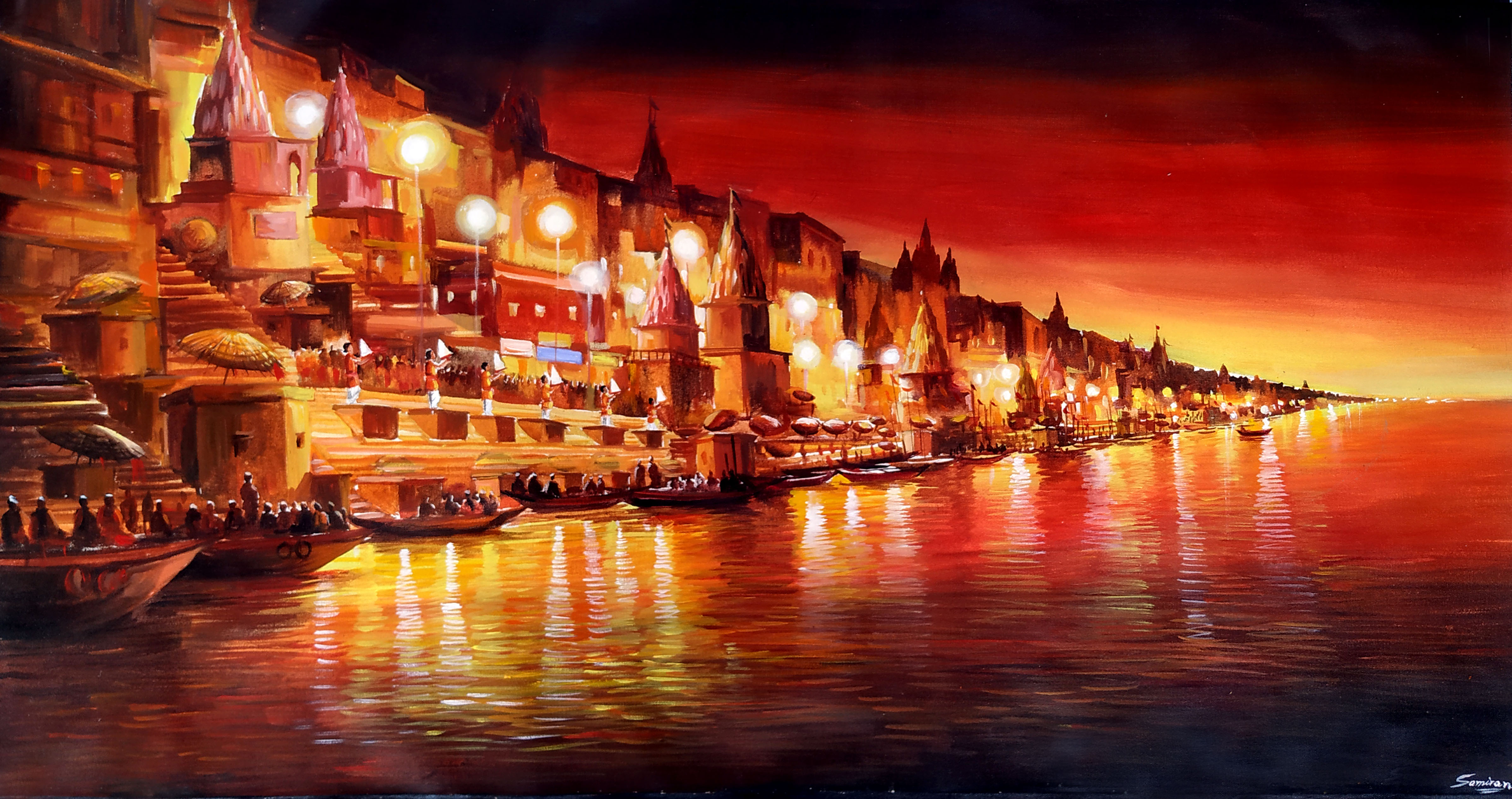 Nightscape- Varanasi Ghat 5