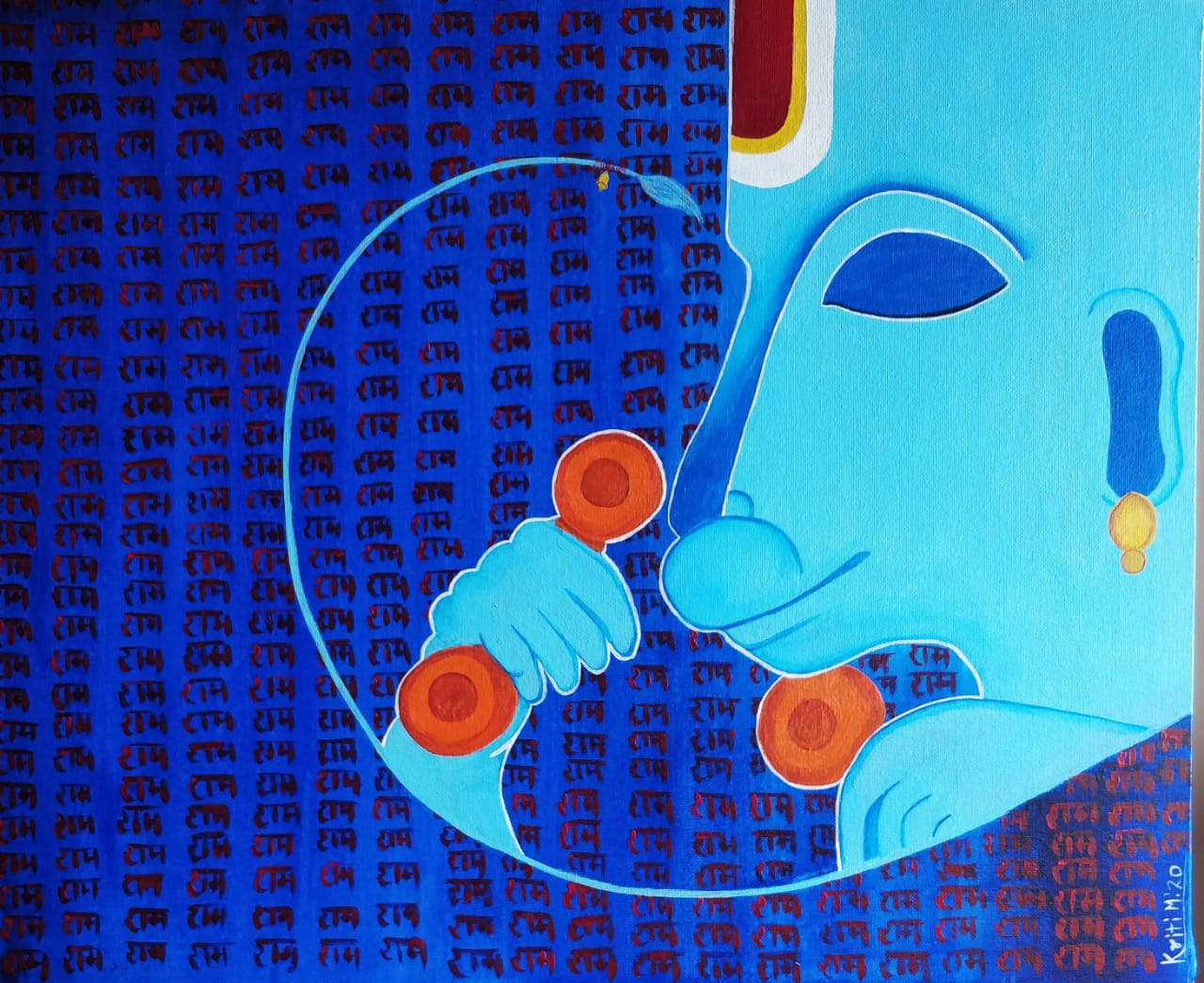 Blue the colour of hope! Blue GOD series