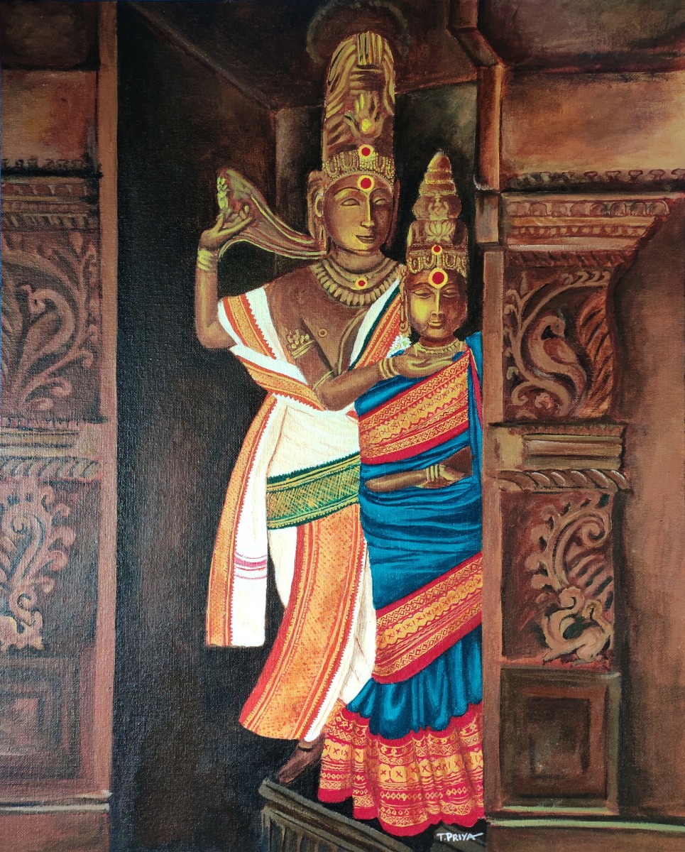 Appease - Painting of Shiva and Parvati