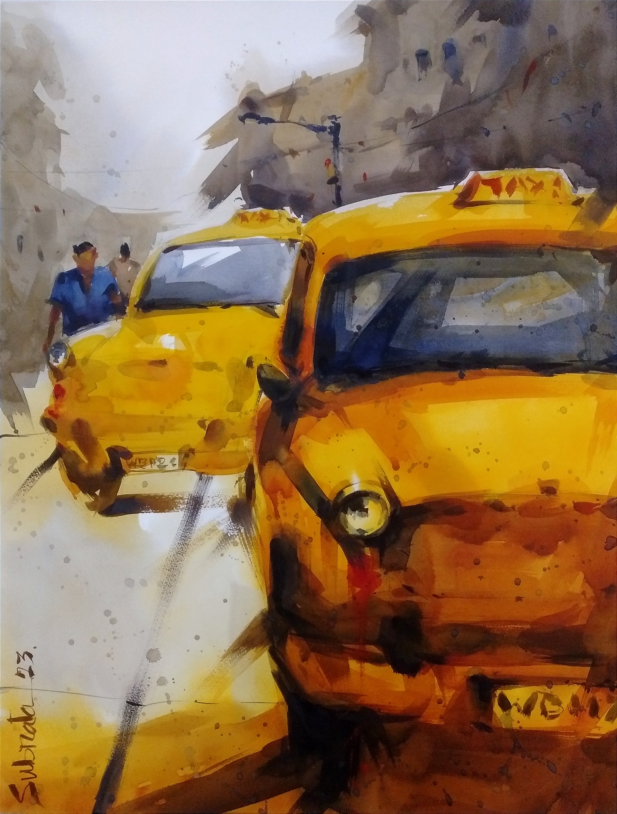 Yellow taxi 