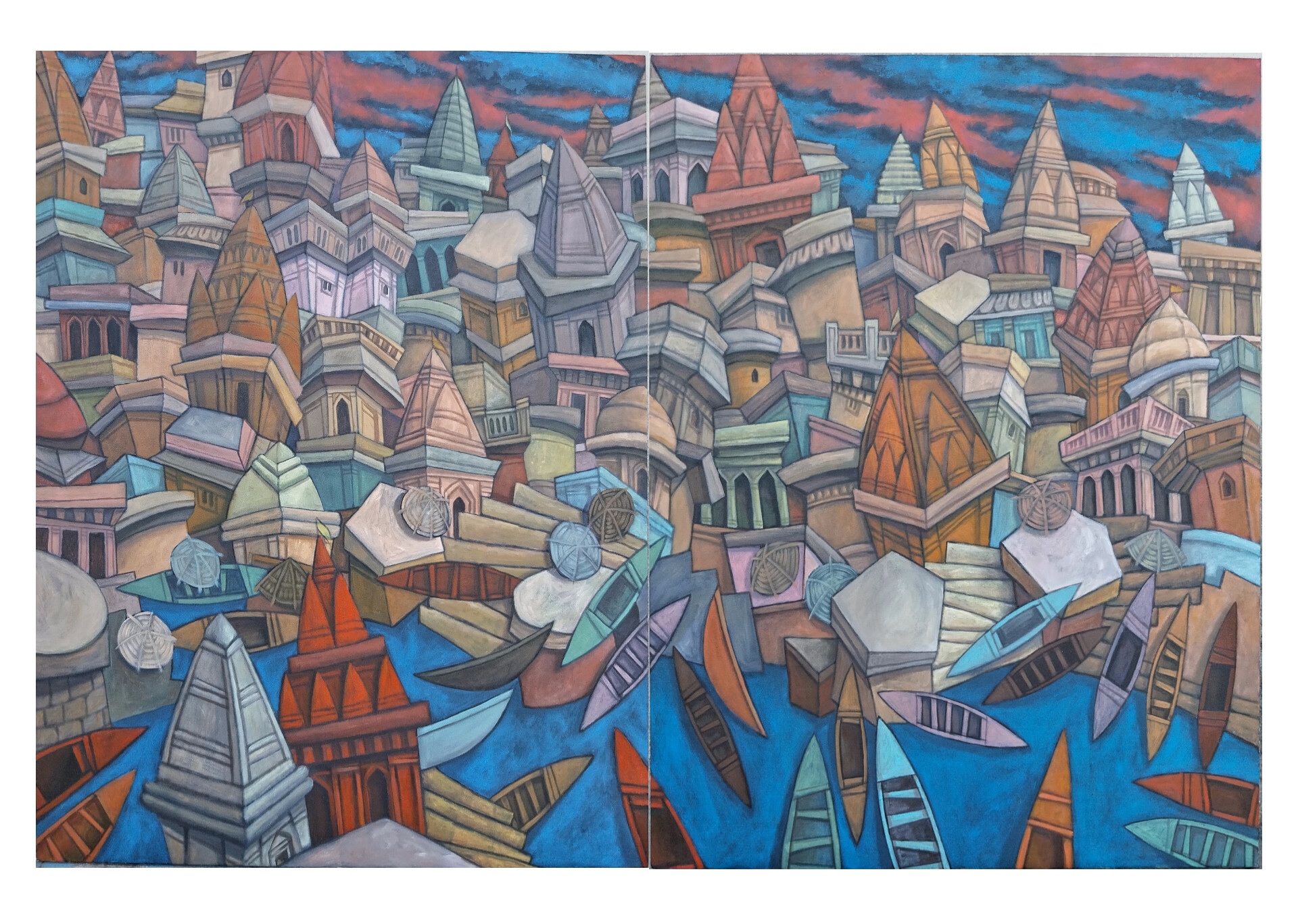 The Banaras (Diptych)