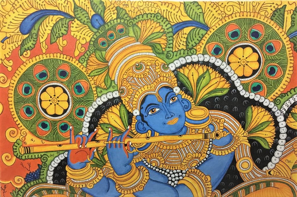 Murlidhar Krishna_ Kerala Mural 