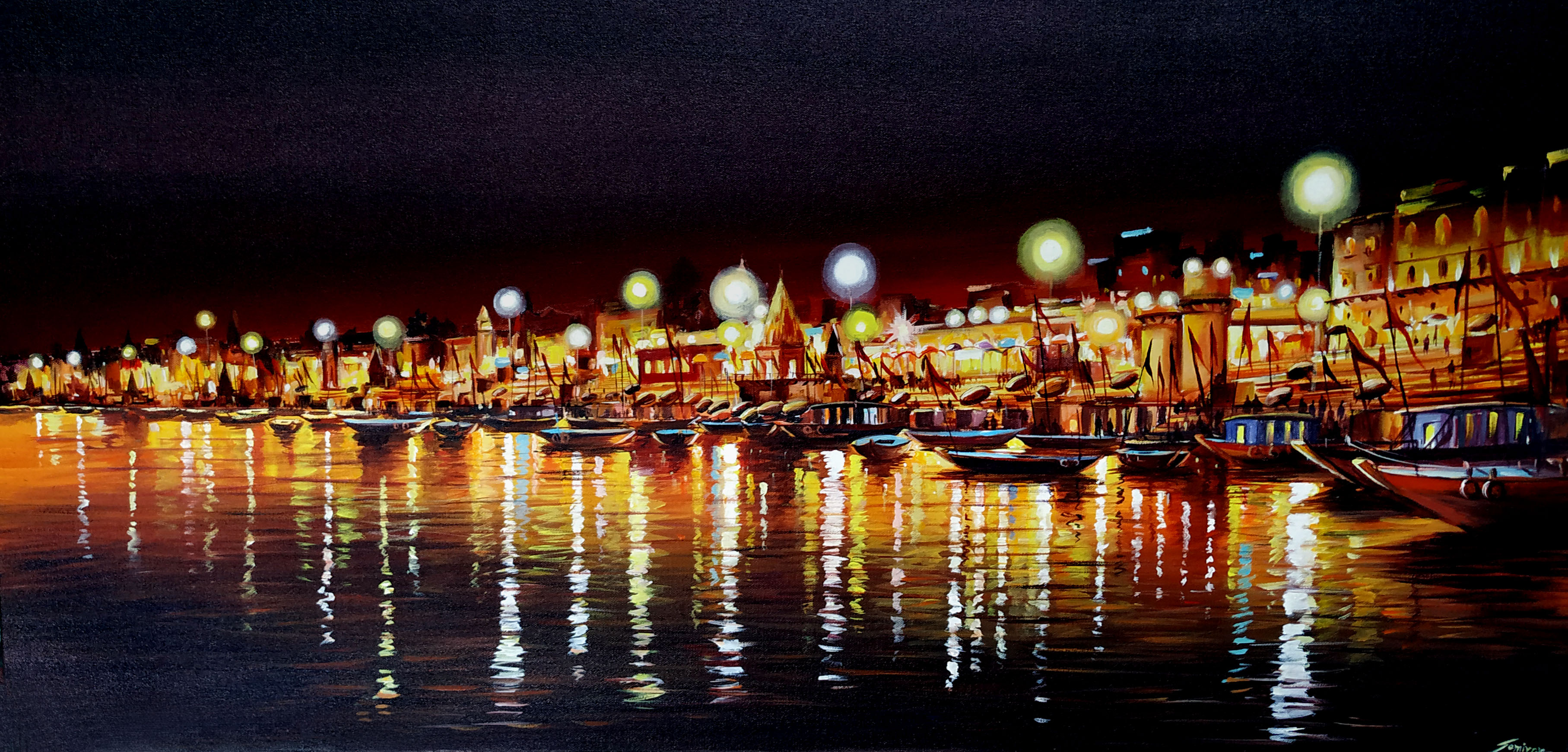 Nightscape- Varanasi Ghat 2