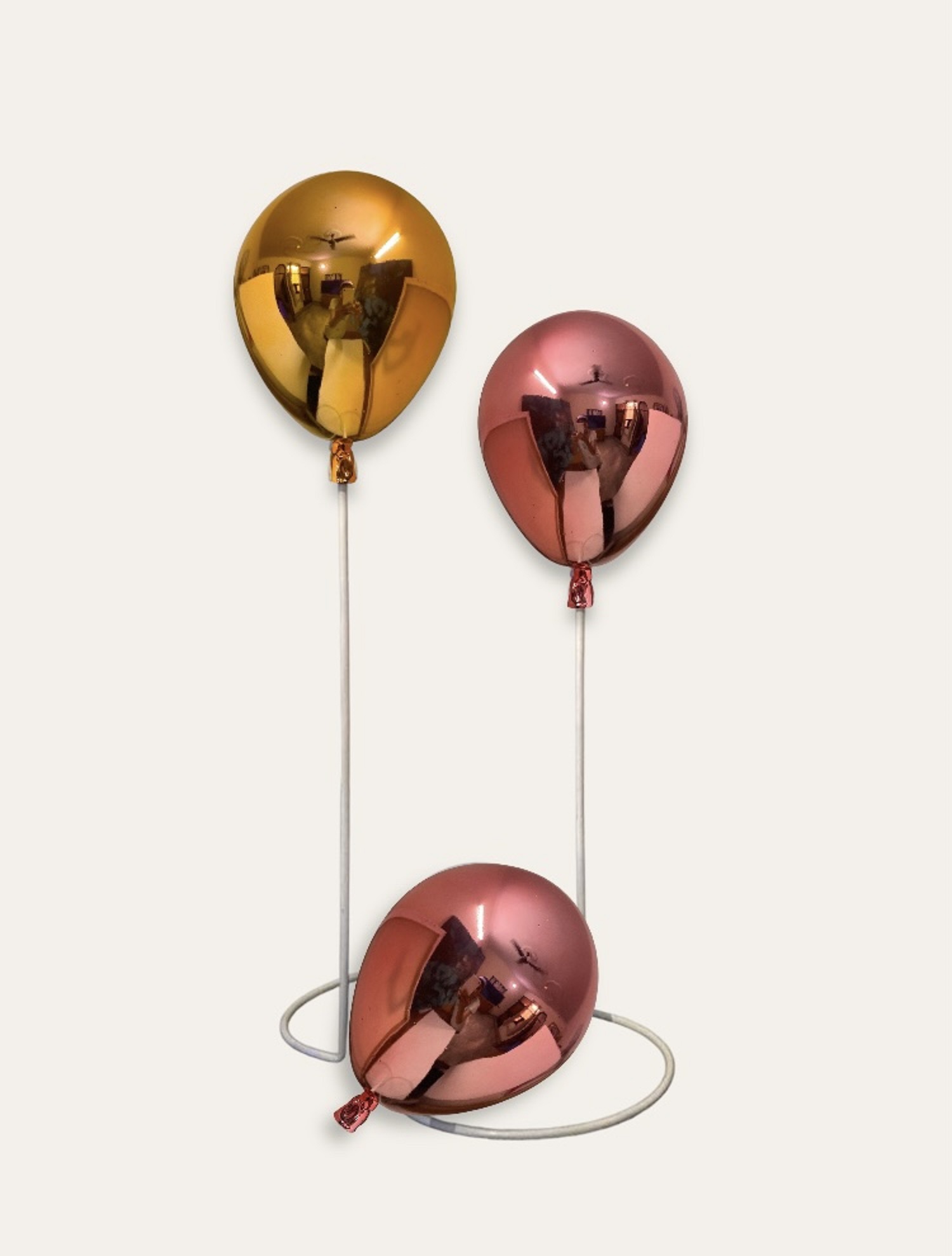 Chrome balloons (set of 3)