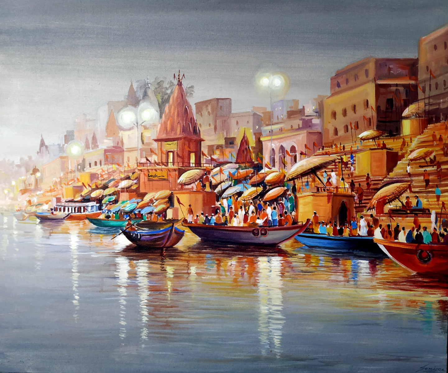  Evening Varanasi Ghats 