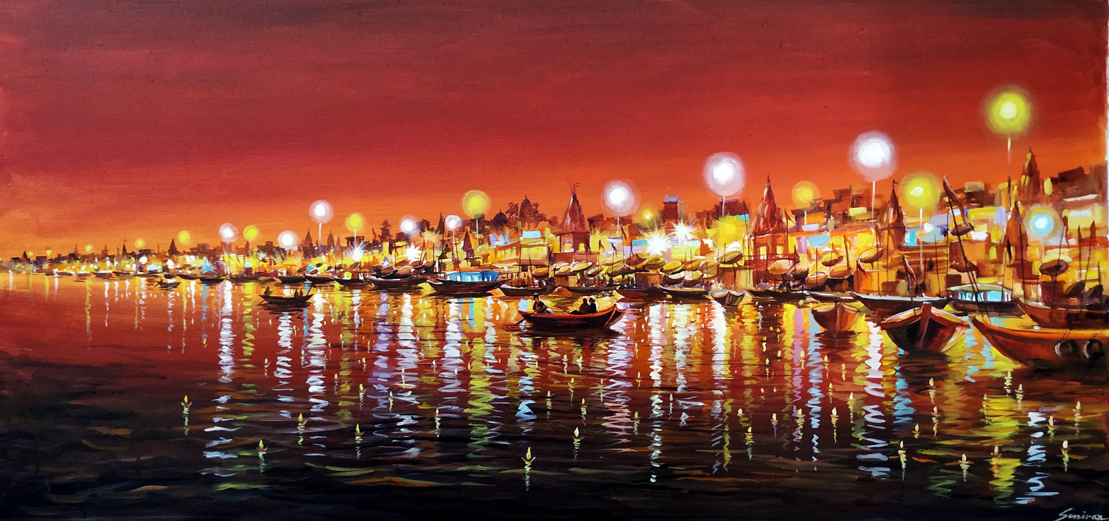 Beauty of Night Varanasi